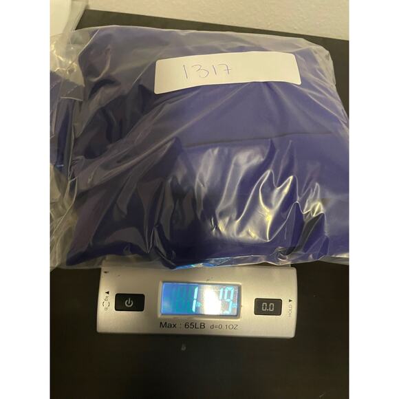 Vintage Womens Top Size 14 Blue Beaded V Neck Lined Ornate Formal Evening 90s - Picture 7 of 7